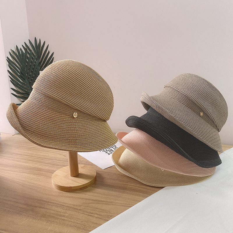 2020 Women Straw Sunhat Summer Beach Trilby Hats Cap Straw Panama Style Packable Travel Hat Female Fisherman Hat Hot, Black
2020 Women Straw Sunhat Summer Beach Trilby Hats Cap Straw Panama Style Packable Travel Hat Female Fisherman Hat Hot, Black