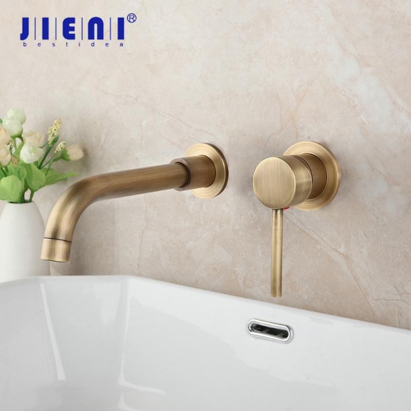 JIENI Antique Brass Solid Brass Bathroom Faucet Joint Pipe Wall Mounted Bathtub Shower Faucet Mixer Tap 1 Handle
JIENI Antique Brass Solid Brass Bathroom Faucet Joint Pipe Wall Mounted Bathtub Shower Faucet Mixer Tap 1 Handle