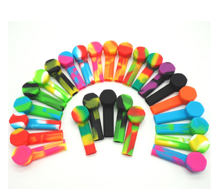 pipes easy taking glass smoking accessory oil burner Silicone pipe with bright bowl can be oem
pipes easy taking glass smoking accessory oil burner Silicone pipe with bright bowl can be oem