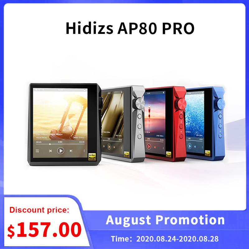 Hidizs AP80 PRO 2*ESS9218P Bluetooth Music Player MP3 USB DAC Hi-Res Audio DSD64/128 Apt-X/LDAC FM Step Counter 32G 64GB MP3
Hidizs AP80 PRO 2*ESS9218P Bluetooth Music Player MP3 USB DAC Hi-Res Audio DSD64/128 Apt-X/LDAC FM Step Counter 32G 64GB MP3