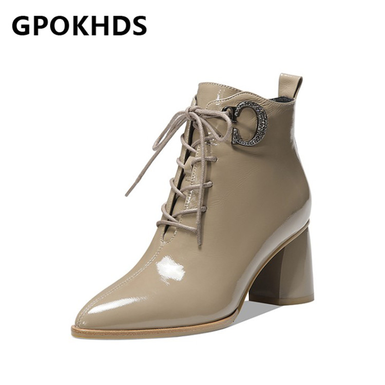 GPOKHDS 2021 women Ankle boot Cow leather Winter short plush Pointed Toe Crystal Metal Decoration High heels female boot size 39, Black
GPOKHDS 2021 women Ankle boot Cow leather Winter short plush Pointed Toe Crystal Metal Decoration High heels female boot size 39, Black