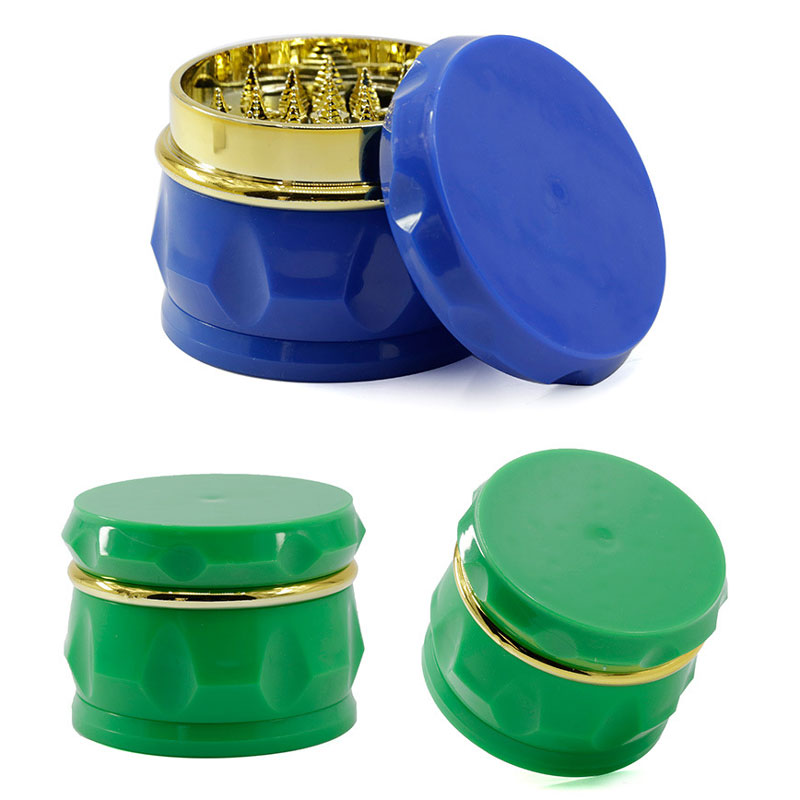 Wholesale of New Type Smoke Grinder with 63mm Diameter and Four-Layer Plate Drum-shaped Plastic Electroplating
Wholesale of New Type Smoke Grinder with 63mm Diameter and Four-Layer Plate Drum-shaped Plastic Electroplating