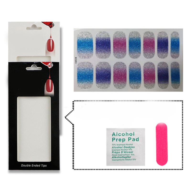 14 Tips Shiny Self-Adhesive Wrap DIY Decals Laser Pattern Decoration Gradient Color Full Cover Nail Art Sticker Manicure Tool, 048
14 Tips Shiny Self-Adhesive Wrap DIY Decals Laser Pattern Decoration Gradient Color Full Cover Nail Art Sticker Manicure Tool, 048