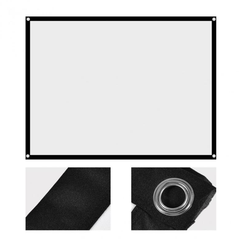 60-100 Inch Portable Foldable Non-crease White Projector Curtain Projection Screen 4:3 Portable Projector Screens
60-100 Inch Portable Foldable Non-crease White Projector Curtain Projection Screen 4:3 Portable Projector Screens