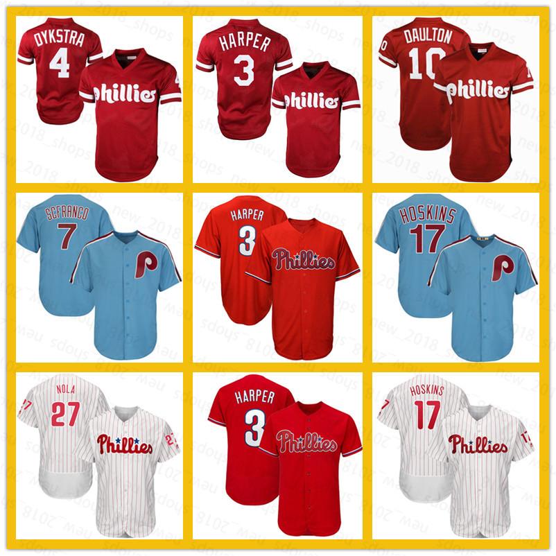 Bryce Phillies Jersey 10 Darren Daulton Harper 7 Maikel Franco 17 Rhys Hoskins 27 Aaron Nola 99 Mitch Williams 20 Mike Schmidt Baseball, Blue;black
Bryce Phillies Jersey 10 Darren Daulton Harper 7 Maikel Franco 17 Rhys Hoskins 27 Aaron Nola 99 Mitch Williams 20 Mike Schmidt Baseball, Blue;black