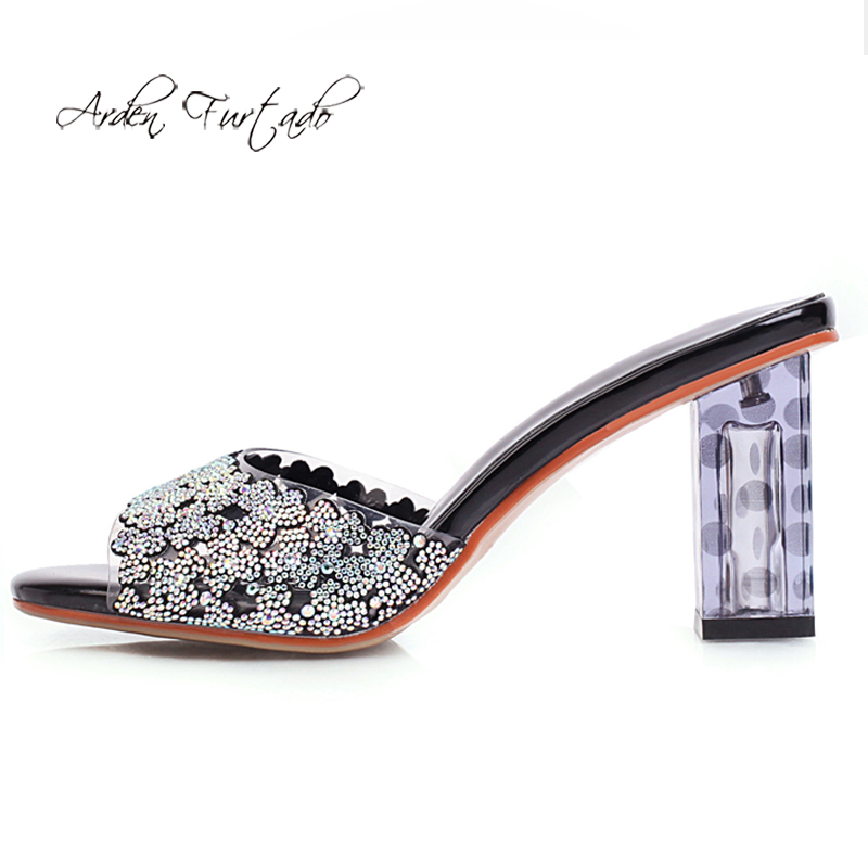 Arden Furtado 2020 Summer Fashion Women's Shoes Sexy Elegant chunky heels Slippers Crystal Rhinestone Slides large size 42 43, White
Arden Furtado 2020 Summer Fashion Women's Shoes Sexy Elegant chunky heels Slippers Crystal Rhinestone Slides large size 42 43, White