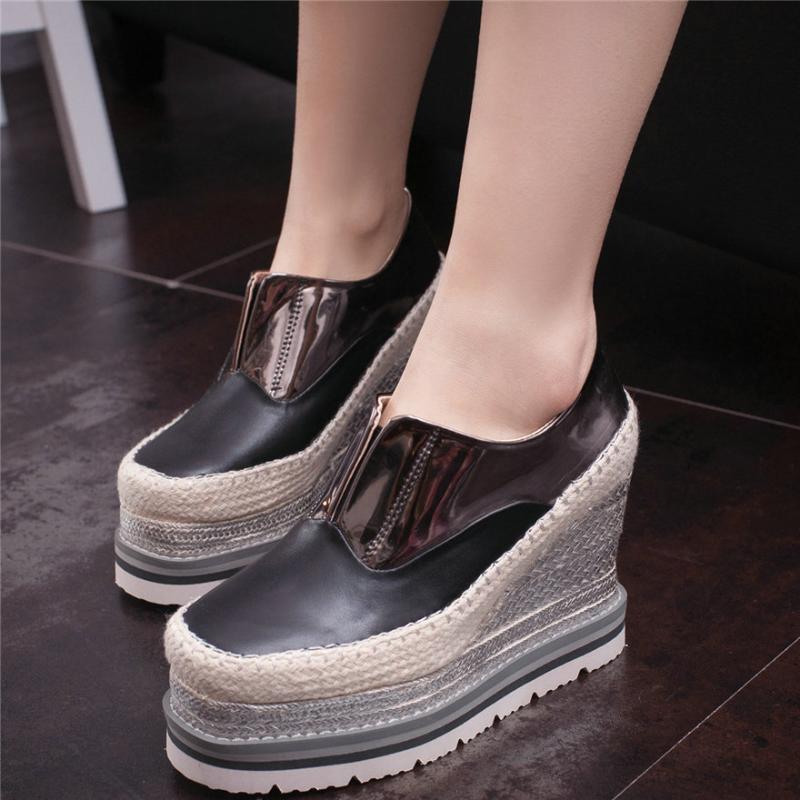 Casual Shoes Women Genuine Leather Wedges High Heel Pumps Shoes Female Square Toe Fashion Sneakers Low Top Platform Ankle Boots, Beige
Casual Shoes Women Genuine Leather Wedges High Heel Pumps Shoes Female Square Toe Fashion Sneakers Low Top Platform Ankle Boots, Beige