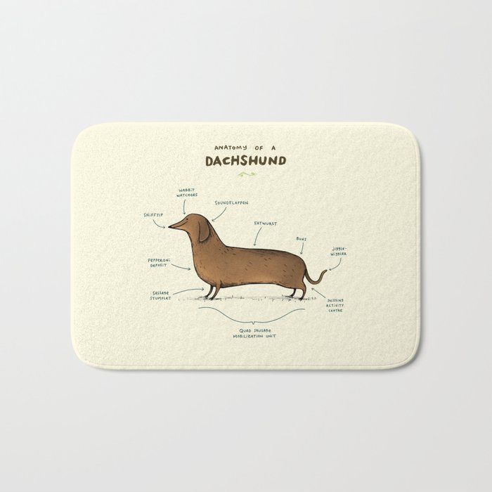 HOT Bathroom Rugs Anatomy of a Dachshund Bath Mat Flannel Absorbent Non Slip Doormat Entrance Door Bath Room Mats Easter 40x60
HOT Bathroom Rugs Anatomy of a Dachshund Bath Mat Flannel Absorbent Non Slip Doormat Entrance Door Bath Room Mats Easter 40x60