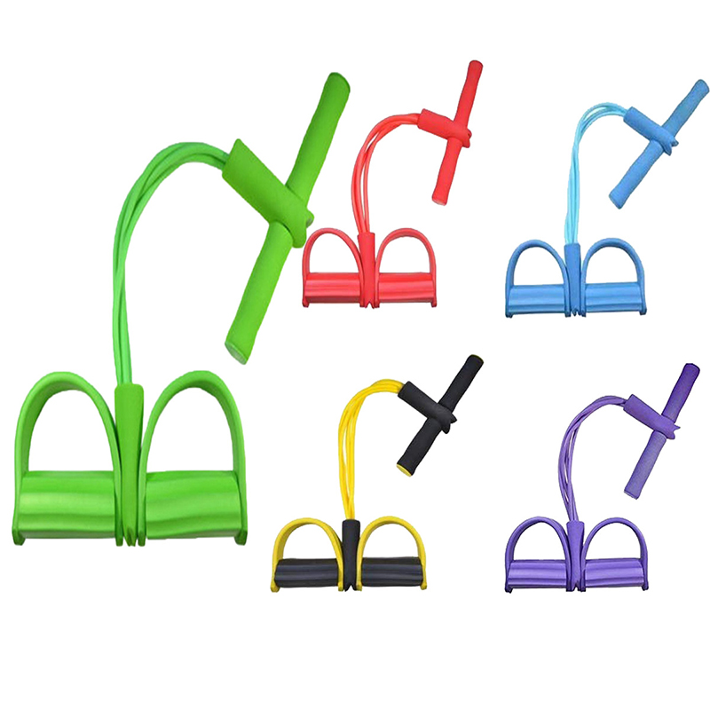 4 Tubes Resistance Bands Elastic Latex Pedal Exerciser Women Men Sit Pull Rope Pilates Yoga Exercise Equipment Workout, Yellow
4 Tubes Resistance Bands Elastic Latex Pedal Exerciser Women Men Sit Pull Rope Pilates Yoga Exercise Equipment Workout, Yellow