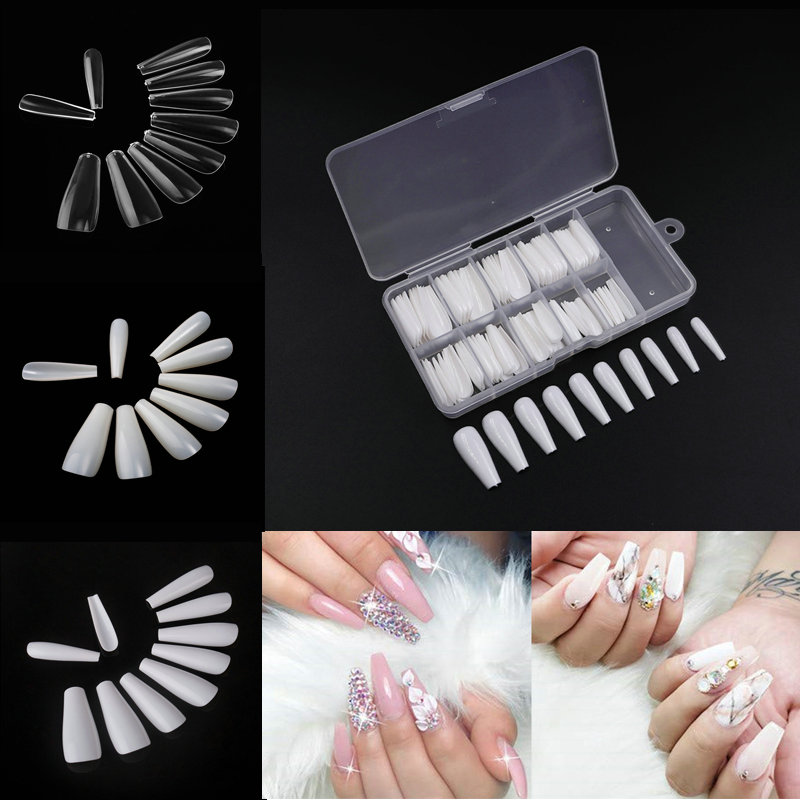 100pcs Long Ballerina False Nail Art Tip White/Clear/Natural Coffin Acrylic Artificial DIY Fake Gel Nail Art Manicure Tools
100pcs Long Ballerina False Nail Art Tip White/Clear/Natural Coffin Acrylic Artificial DIY Fake Gel Nail Art Manicure Tools