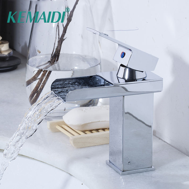 KEMAIDI Bathroom Basin Faucet Nickel Brushed Tap Mixer Black Waterfall Chrome Brass Water Wash Basin Mixer Tap Faucet
KEMAIDI Bathroom Basin Faucet Nickel Brushed Tap Mixer Black Waterfall Chrome Brass Water Wash Basin Mixer Tap Faucet