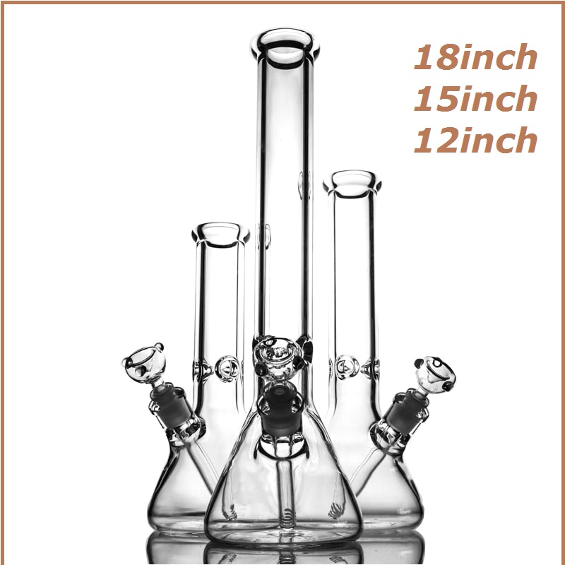 Hookahs 18inch bong percolator Water Pipe 9MM Thick Bongs Super Heavy Glass with Smoking Accessories have three size
Hookahs 18inch bong percolator Water Pipe 9MM Thick Bongs Super Heavy Glass with Smoking Accessories have three size
