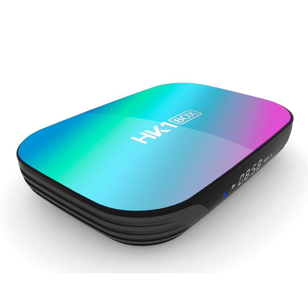 HK1 Android 9.0 TV BOX Amlogic S905X3 4GB+32GB/128GB 8K caja de tv android Dual Wifi 2.4G+5G PK X96 Air H96