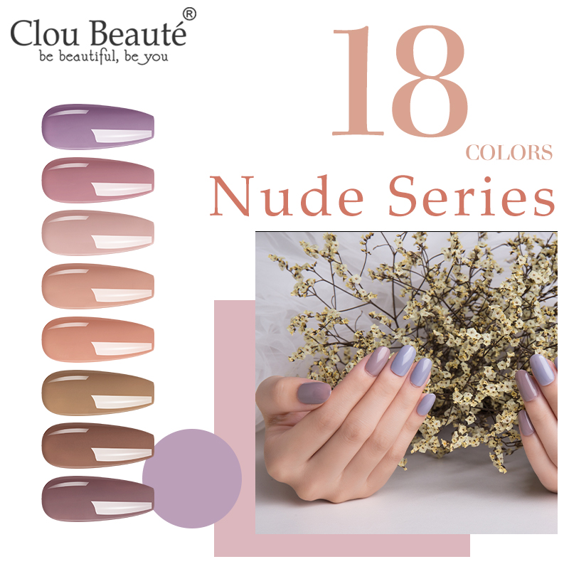 Clou Beaute 15ml 18 Colors Gel Nail Polish Color Nude Series Nail Gel Varnish Soak off LED UV Hybrid Lacquer Primer, N04
Clou Beaute 15ml 18 Colors Gel Nail Polish Color Nude Series Nail Gel Varnish Soak off LED UV Hybrid Lacquer Primer, N04