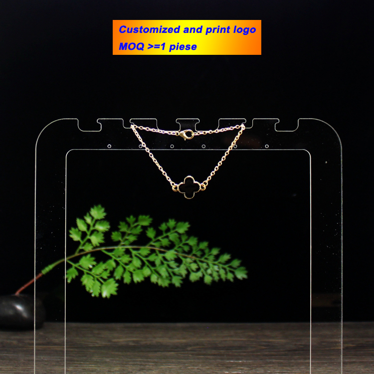 Acrylic Necklace Display Necklace Stand Jewelry Show Rack Necklace Organizer Earring Holder Bracelete Photography Prop MX200810