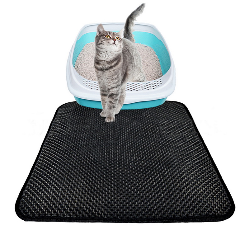 Urijk Cat Litter Mat EVA Double-Layer Cat Litter Mats Waterproof Bottom Layer Black Bed Supplies Mats Black Gray
Urijk Cat Litter Mat EVA Double-Layer Cat Litter Mats Waterproof Bottom Layer Black Bed Supplies Mats Black Gray