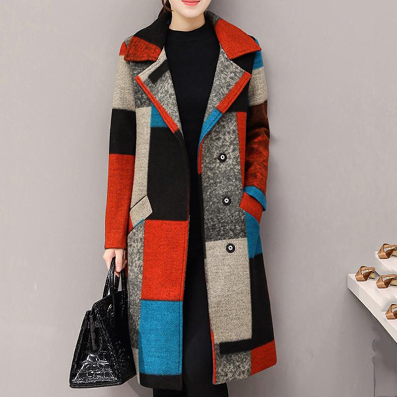 Coat Female Nice Autumn Women Casual Warm Cashmere Coat Lady Work Office Elegant Vogue Patchwork Long Wool Blends Coats#J31, Multi
Coat Female Nice Autumn Women Casual Warm Cashmere Coat Lady Work Office Elegant Vogue Patchwork Long Wool Blends Coats#J31, Multi