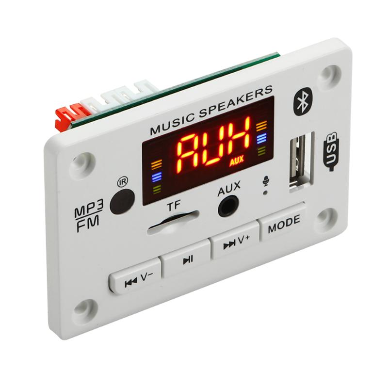 ARuiMei Microphone Handsfree Bluetooth5.0 Decoding Board Module Wireless Car USB mp3 player bluetooth TF Card Slot / USB / FM
ARuiMei Microphone Handsfree Bluetooth5.0 Decoding Board Module Wireless Car USB mp3 player bluetooth TF Card Slot / USB / FM
