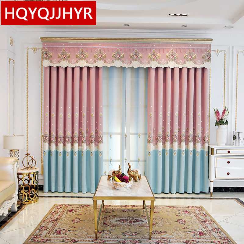 Modern luxury pink blue embroidered curtains for living room windows with high quality Voile curtains for bedroom, Tulle
Modern luxury pink blue embroidered curtains for living room windows with high quality Voile curtains for bedroom, Tulle