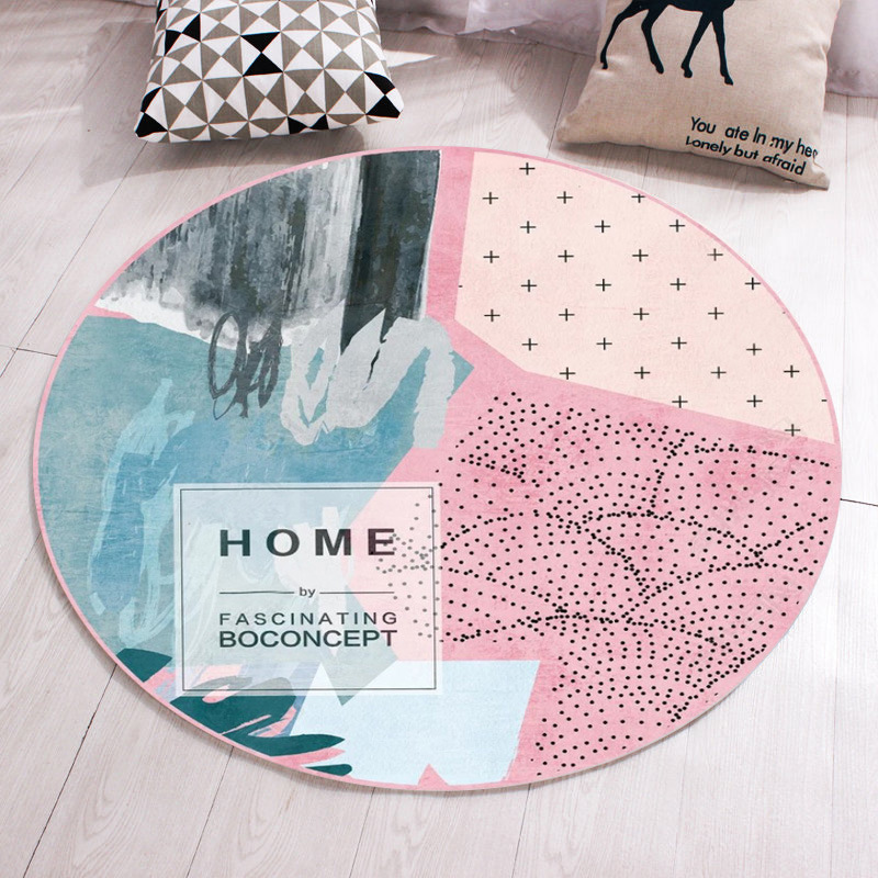 Modern Round Carpet Computer Chair cushion Kids Room Carpet 3D Printing Pinnk Girl Bedroom Floor Mat Living Room Decoration Rug
Modern Round Carpet Computer Chair cushion Kids Room Carpet 3D Printing Pinnk Girl Bedroom Floor Mat Living Room Decoration Rug