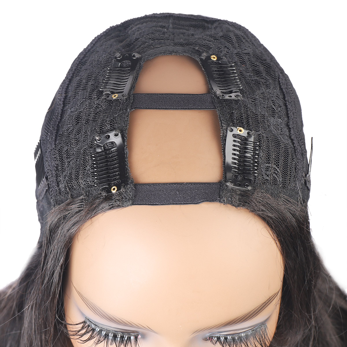 Ishow 2x4 U Part Wig Yaki Straight For Women All Ages Body Loose Deep None Lace Wigs Brazilian Virgin Human Hair Wigs Water Curly Natural Color 8-26in