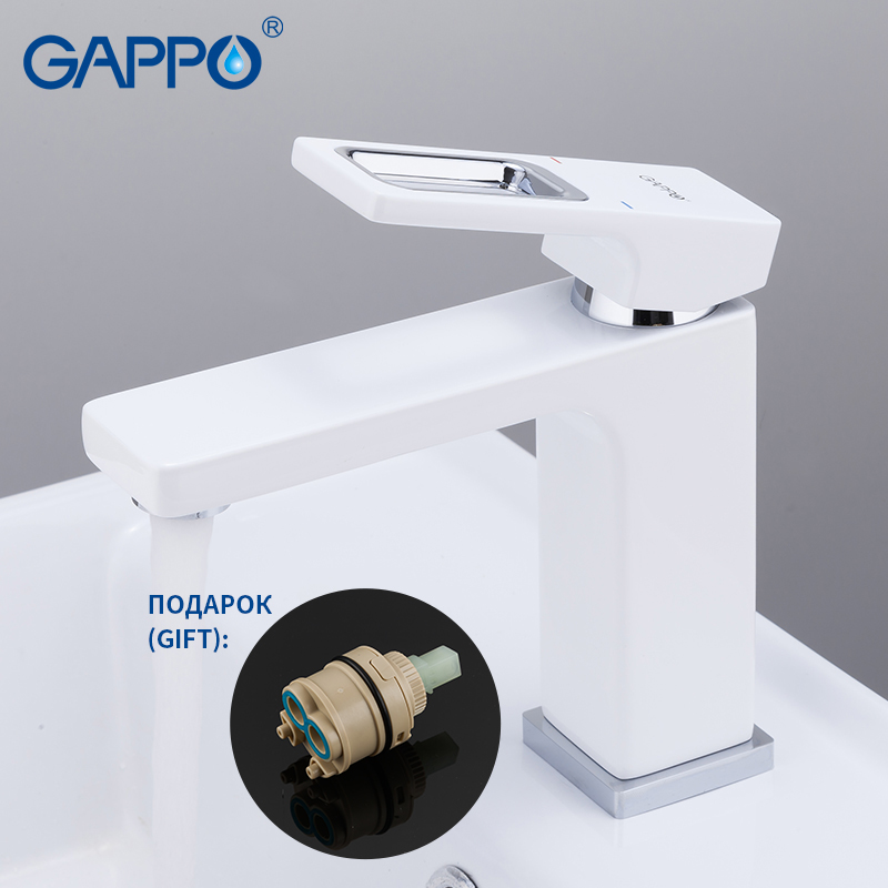 GAPPO basin faucets basin mixer sink faucet bathroom water mixer white brass faucets water faucet deck mount torneira Y03 
GAPPO basin faucets basin mixer sink faucet bathroom water mixer white brass faucets water faucet deck mount torneira Y03