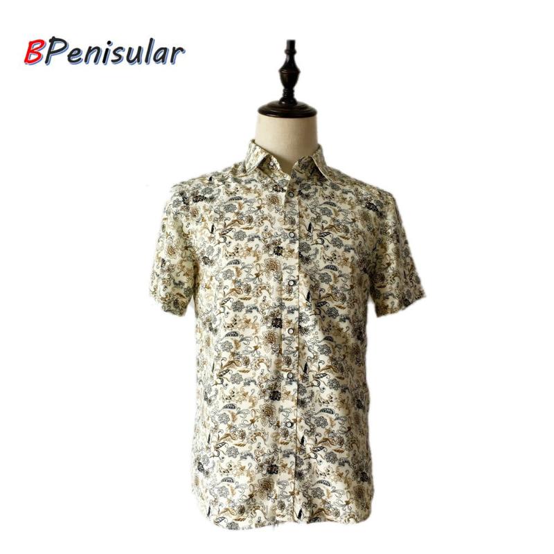 2020 summer casual floral shirts men short sleeve blouse flower print single breasted luxury beige shirt for men businessmen 5XL, As pic 
2020 summer casual floral shirts men short sleeve blouse flower print single breasted luxury beige shirt for men businessmen 5XL, As pic