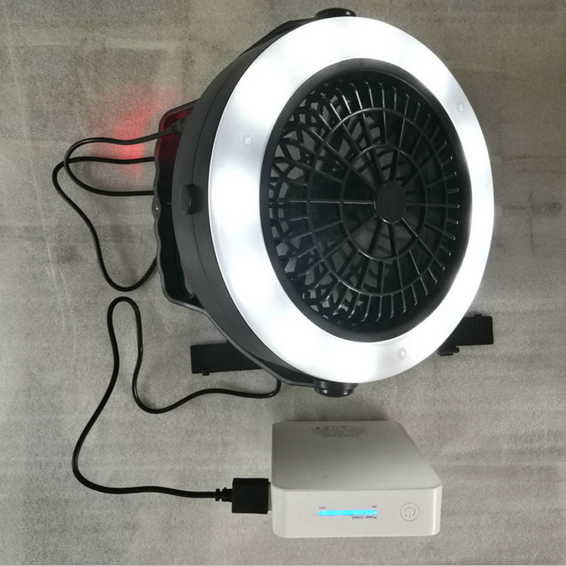 Portable 3 in 1 Rechargeable USB LED Fan Light Tent Lamp Lantern With Hook for Outdoor Camping Hiking MAL999
Portable 3 in 1 Rechargeable USB LED Fan Light Tent Lamp Lantern With Hook for Outdoor Camping Hiking MAL999