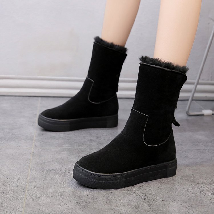 2020 New Flat Shoes Womans booties Suede Keep warm Shoes woman Round head Solid color Women's Winter boots Size 35-40, Black
2020 New Flat Shoes Womans booties Suede Keep warm Shoes woman Round head Solid color Women's Winter boots Size 35-40, Black