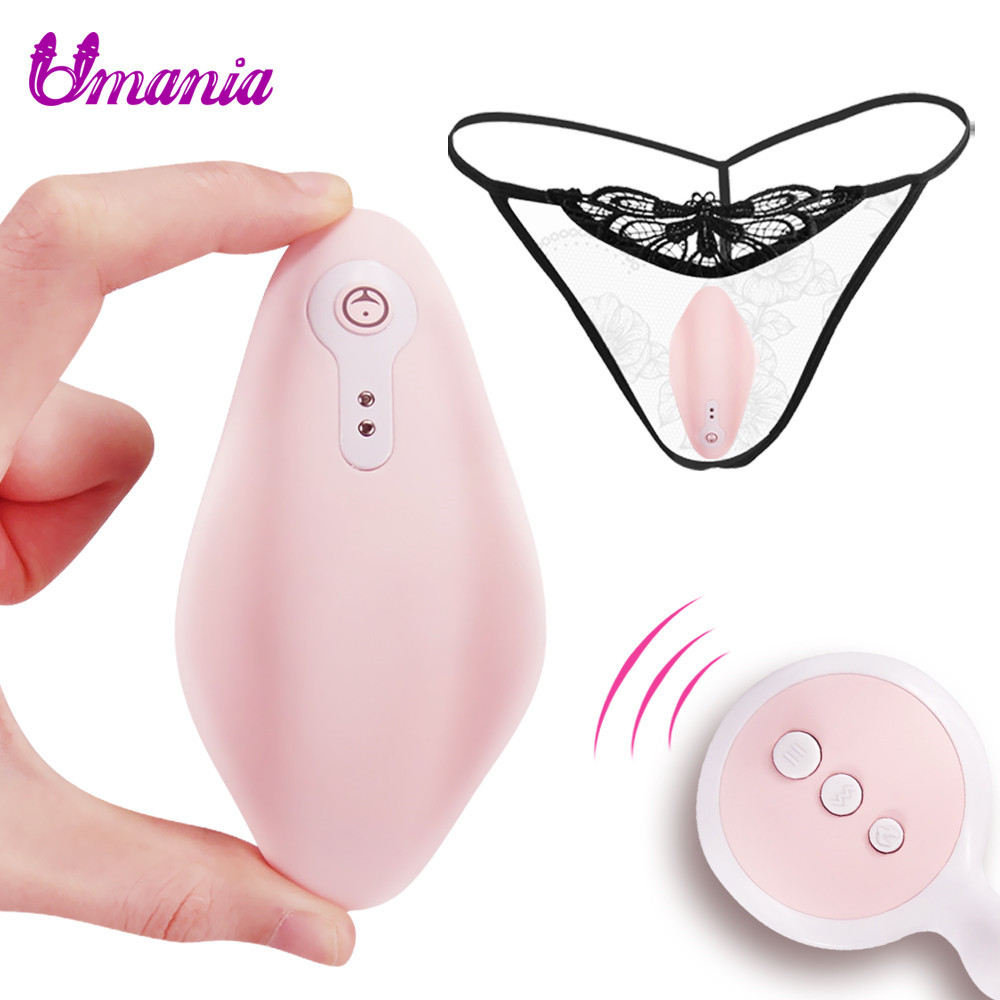 

Wearable Vibrator Clitoris Stimulator G spot Panty Vibrator Wireless Remote Control Vibrating Egg Portable Sex Toys for Women T200818