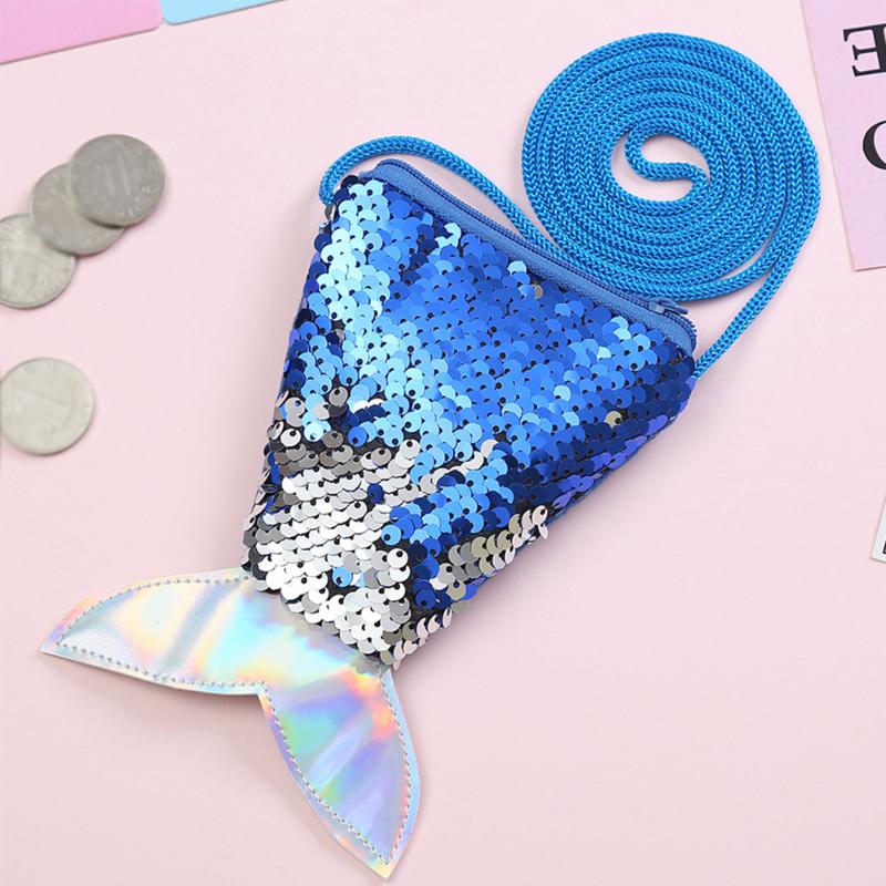 Zipper Pouch Sequins Fish Tail Kids Crossbody Gift Coin Purse Girls Mini Wallet Casual Shoulder Cute, Blue
Zipper Pouch Sequins Fish Tail Kids Crossbody Gift Coin Purse Girls Mini Wallet Casual Shoulder Cute, Blue
