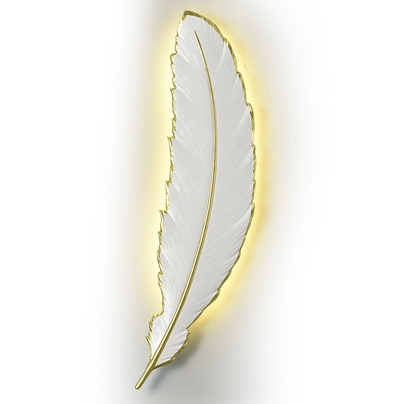 Modern Creative Wall Light Resin Feather Lamp Luxury Bedroom Bedside Lamp Living Room Wall Sconce Art Deco Luminaire
Modern Creative Wall Light Resin Feather Lamp Luxury Bedroom Bedside Lamp Living Room Wall Sconce Art Deco Luminaire