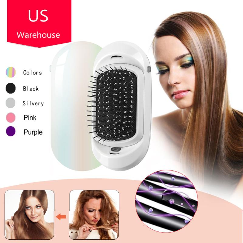 Ionic Hair brush, 2.0 Magic Portable Electric Ionic Hairbrush Upgrade Negative Ions Hair Brush Styling Scalp Massage Comb
Ionic Hair brush, 2.0 Magic Portable Electric Ionic Hairbrush Upgrade Negative Ions Hair Brush Styling Scalp Massage Comb