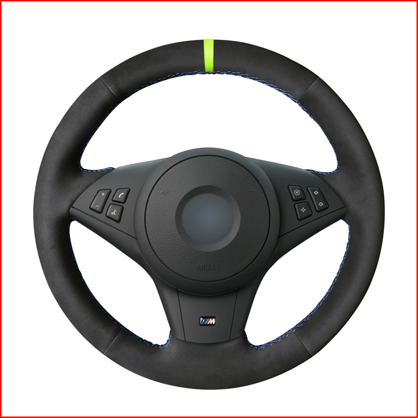Green Marker Black Suede Car Steering Wheel Cover for BMW E60 M5 2005-2008 E63 E64 Cabrio M6 2005 2006 2007 2008 2009 2010 Parts
Green Marker Black Suede Car Steering Wheel Cover for BMW E60 M5 2005-2008 E63 E64 Cabrio M6 2005 2006 2007 2008 2009 2010 Parts