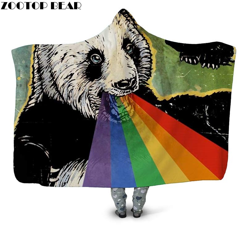 Panda Animal Throw Blanket Hooded Blanket Popular Travel Home Office Wearable Bedspread Fashion Plush Funny
Panda Animal Throw Blanket Hooded Blanket Popular Travel Home Office Wearable Bedspread Fashion Plush Funny