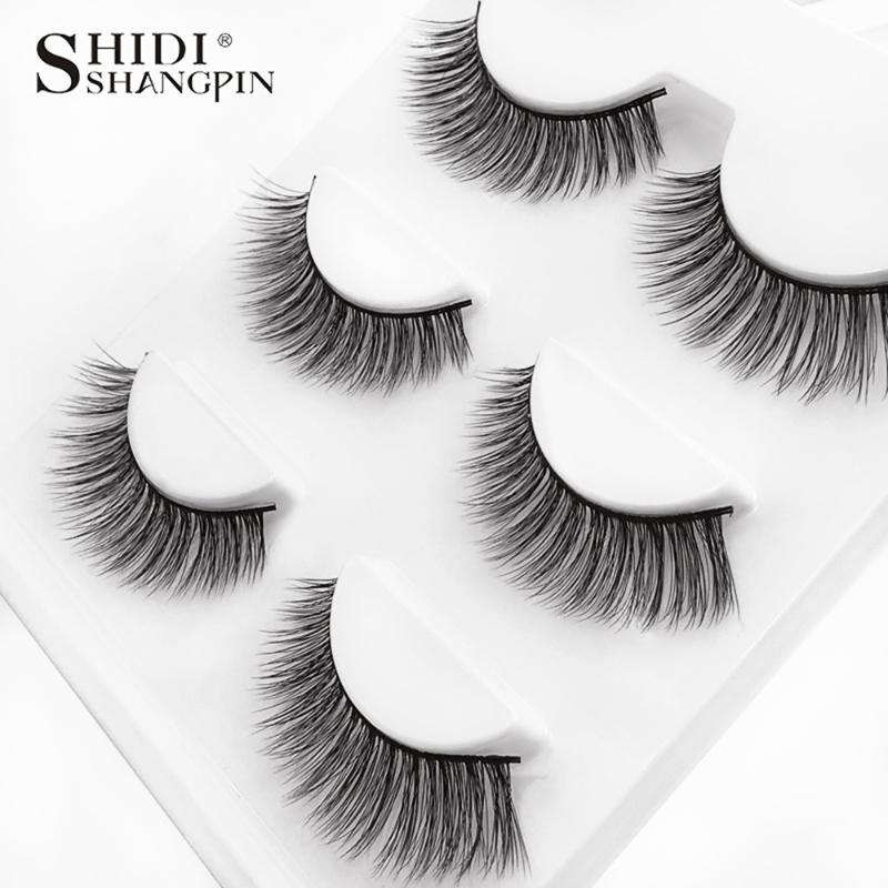 SHIDISHANGPIN 3 Pairs Pure Handmade 3D Mink Lashes False Eyelashes Natural False Lashes Cruelty-free Reusable Makeup Eyelashes
SHIDISHANGPIN 3 Pairs Pure Handmade 3D Mink Lashes False Eyelashes Natural False Lashes Cruelty-free Reusable Makeup Eyelashes