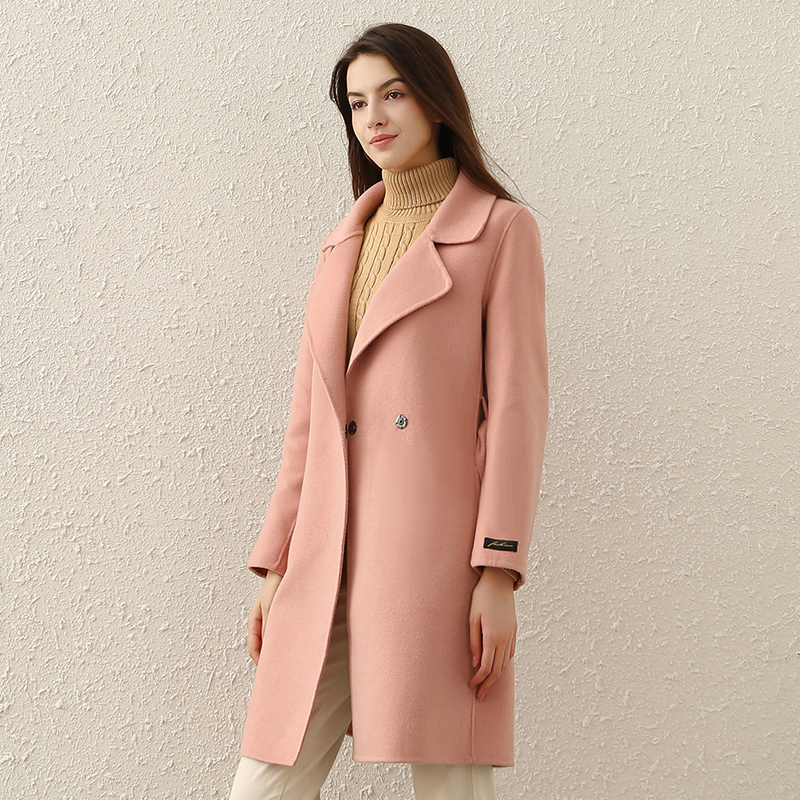 Autumn and winter 2020 new double-sided cashmere coat women' long suit collar coat tie Korean version slim, See chart
Autumn and winter 2020 new double-sided cashmere coat women' long suit collar coat tie Korean version slim, See chart