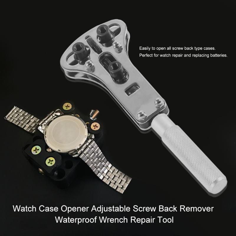 Waterproof 18 Pins Replaceabl Parts with Steel Watch Back Case Opener Adjustable Screw Back Remover Wrench Repair Tool Sets
Waterproof 18 Pins Replaceabl Parts with Steel Watch Back Case Opener Adjustable Screw Back Remover Wrench Repair Tool Sets