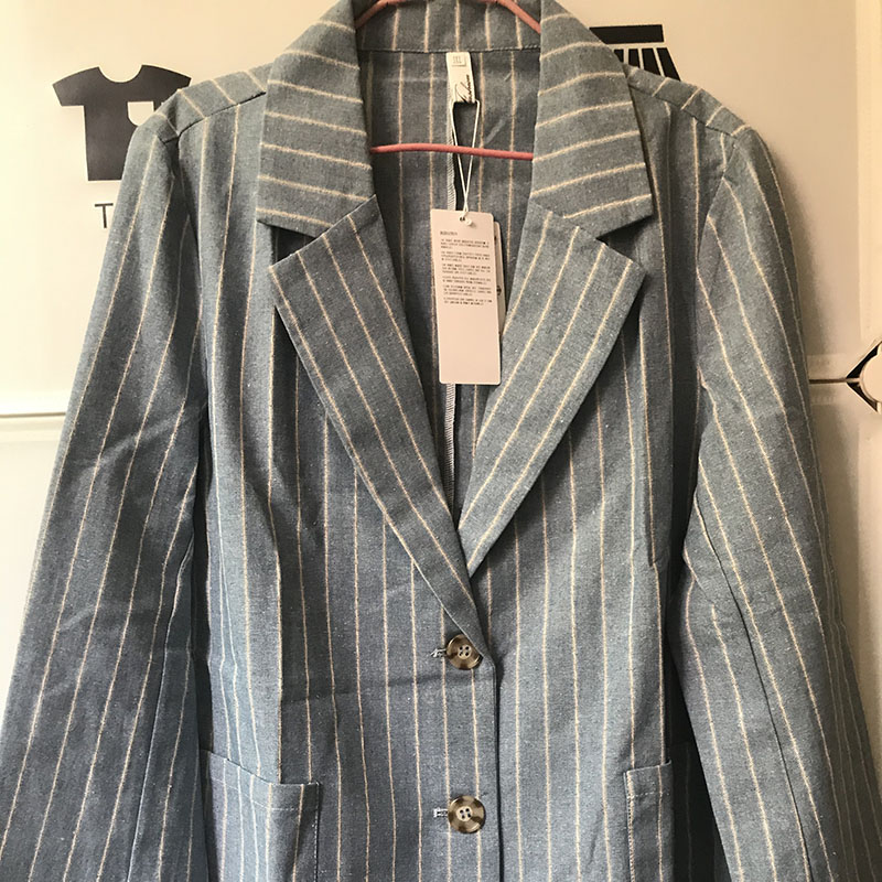 Set female 2020 spring and summer thin loose striped cotton and linen small suit suit fashion shorts linen wild two-piece female
Set female 2020 spring and summer thin loose striped cotton and linen small suit suit fashion shorts linen wild two-piece female
