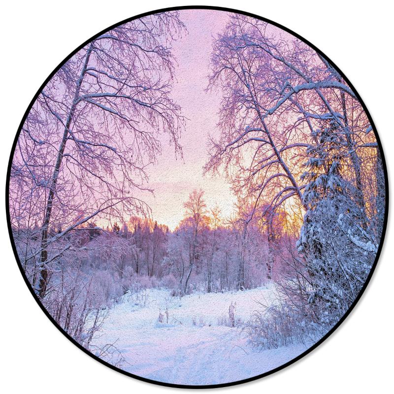 Forest Birch Trees Snow Sunset Printed Large Round Carpets For Living Room Bedroom Area Rugs Soft Home Decor Rug Kitchen Mats, As pic
Forest Birch Trees Snow Sunset Printed Large Round Carpets For Living Room Bedroom Area Rugs Soft Home Decor Rug Kitchen Mats, As pic