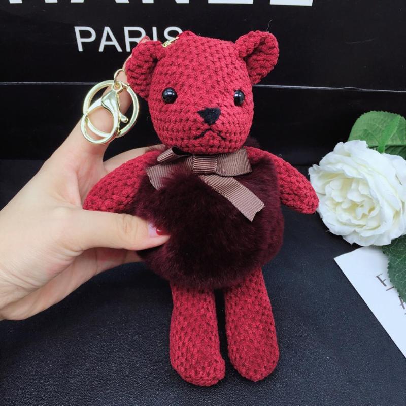 Tutu Pineapple Bear Doll Keychain Small Gift Cute Plush Bag Pendant Creative Key Chain Female gifts for women
Tutu Pineapple Bear Doll Keychain Small Gift Cute Plush Bag Pendant Creative Key Chain Female gifts for women