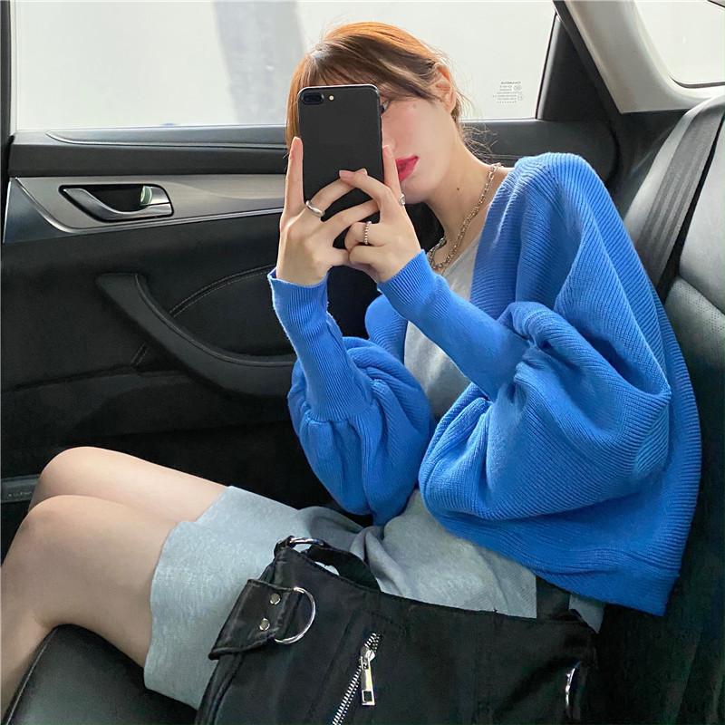 Fashion Autumn Winter Knitwear Cardigan Sweater Women Long Sleeve Large Size Knitted Sweaters Cardigan Coat Cape Shawl, Blue
Fashion Autumn Winter Knitwear Cardigan Sweater Women Long Sleeve Large Size Knitted Sweaters Cardigan Coat Cape Shawl, Blue