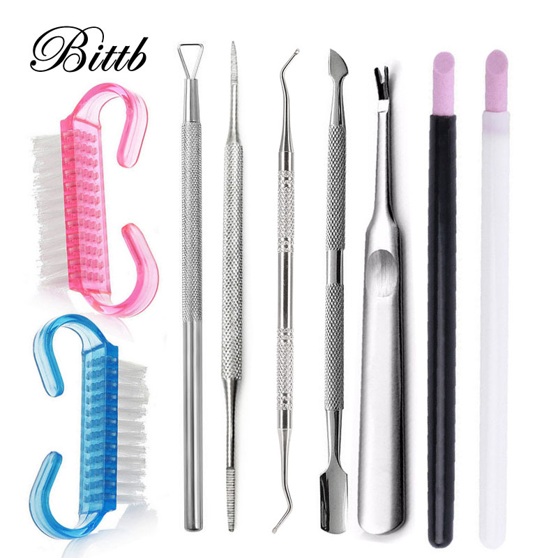 Bittb Nail Hook Ingrown Corrector Lifter File Uv Gel Nail Polish Remover Cuticle Pusher Nails Art Forms Manicure Care Tools
Bittb Nail Hook Ingrown Corrector Lifter File Uv Gel Nail Polish Remover Cuticle Pusher Nails Art Forms Manicure Care Tools