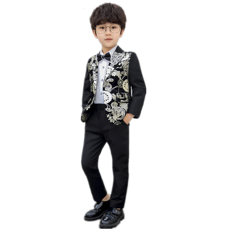 Kids Formal Suits for Weddings Piano Performance Host Boys Blazer Pants Bowtie 3pcs Clothing Set Children Outfits Tuxedo Costume, Black 3pcs
Kids Formal Suits for Weddings Piano Performance Host Boys Blazer Pants Bowtie 3pcs Clothing Set Children Outfits Tuxedo Costume, Black 3pcs