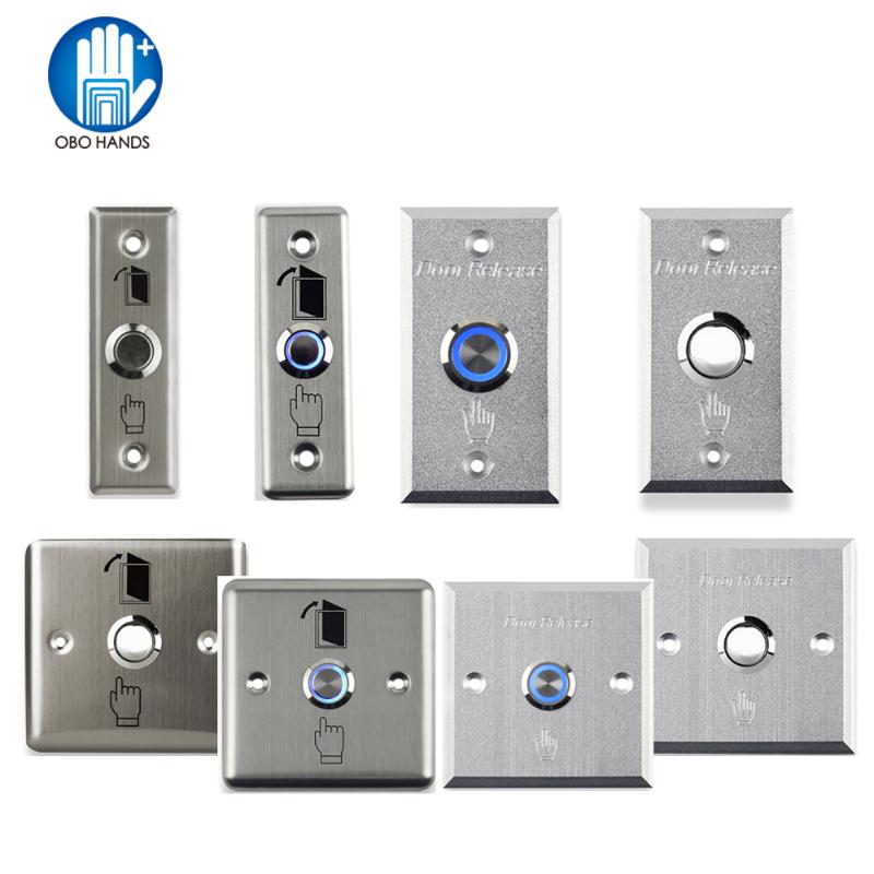 Metal Stainless Switch door exit button push to open Home Release Button with LED Light For Access Control Lock System NO/COM
Metal Stainless Switch door exit button push to open Home Release Button with LED Light For Access Control Lock System NO/COM