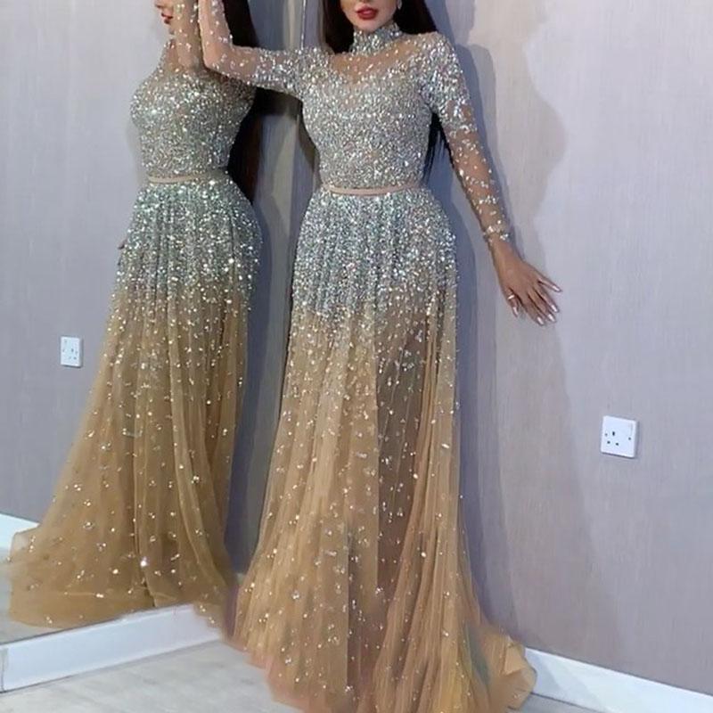New Elegant Woman Evening Gown Plus size slim printed long evening dress Suitable for Formal Parties, Beige
New Elegant Woman Evening Gown Plus size slim printed long evening dress Suitable for Formal Parties, Beige