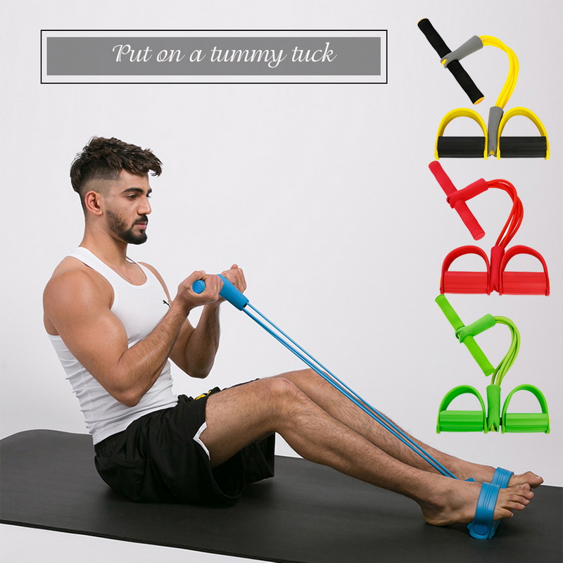 Indoor Fitness Resistance Bands Exercise Equipment Elastic Sit Up Pull Rope Gym Workout Bands Sport 4 Tube Pedal Ankle
Indoor Fitness Resistance Bands Exercise Equipment Elastic Sit Up Pull Rope Gym Workout Bands Sport 4 Tube Pedal Ankle