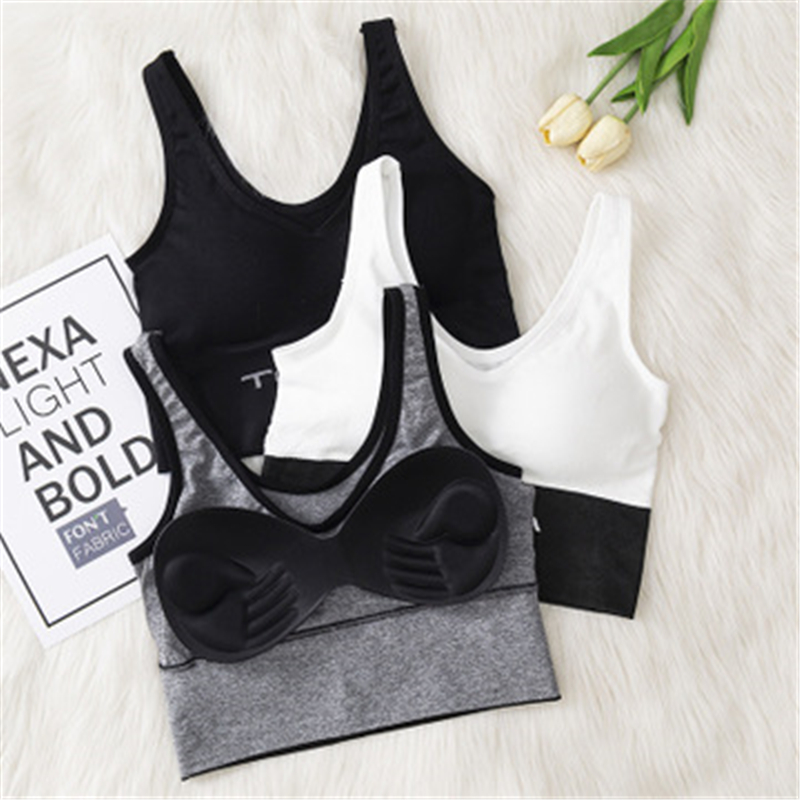 Pad Sports Bra Women Underwear Large Size A-D Girl Bra Breathable High Elastic Running Sportswear Yoga For Fitness Vest, Black pad
Pad Sports Bra Women Underwear Large Size A-D Girl Bra Breathable High Elastic Running Sportswear Yoga For Fitness Vest, Black pad