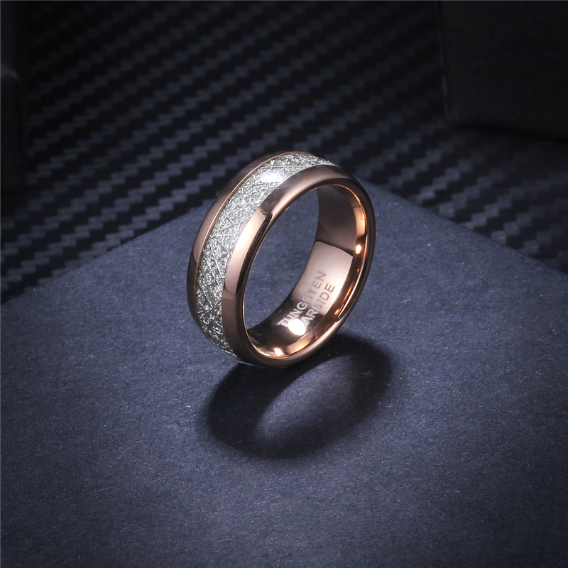 Februaryfrost Soul Men Rose Gold Meteorite His & Hers Promised Rings Set 8mm Durable Tungsten Band for Male 6mm Natural Anillos for Female
Februaryfrost Soul Men Rose Gold Meteorite His & Hers Promised Rings Set 8mm Durable Tungsten Band for Male 6mm Natural Anillos for Female