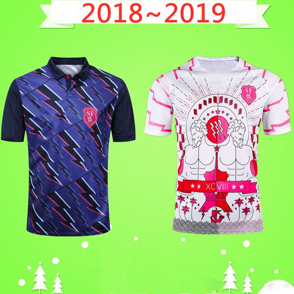 2018 2019 Paris RUGBY JERSEY HOME national team rugby jersey 18 19 MEN's Rugby Home court Away game jerseys souvenir Top quality T-shirt, Black;gray
2018 2019 Paris RUGBY JERSEY HOME national team rugby jersey 18 19 MEN's Rugby Home court Away game jerseys souvenir Top quality T-shirt, Black;gray